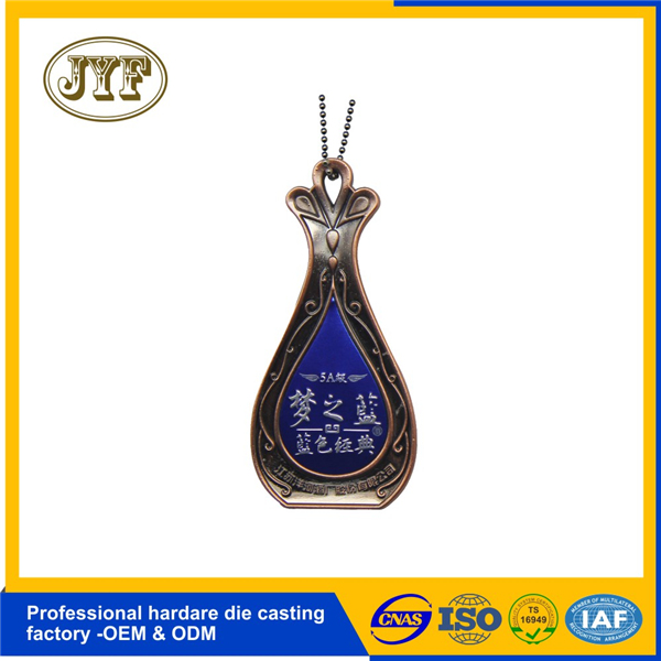 夢之藍系列鋁合金酒瓶吊牌定制方案