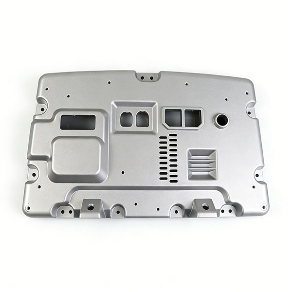 ADC12 鋁合金壓鑄新能源汽車中控主機下蓋 車載電子設備散熱殼體定制